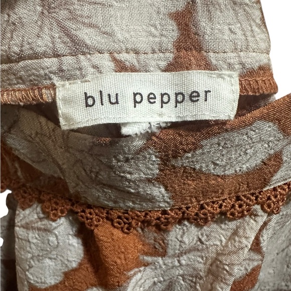 Blu Pepper Floral Tie Knot Mini Dress - Picture 7 of 7
